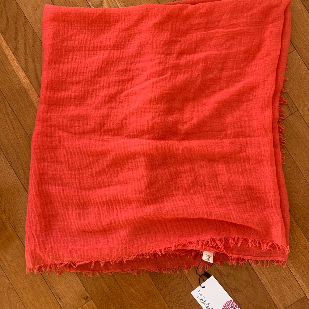 Womens pink scarf
